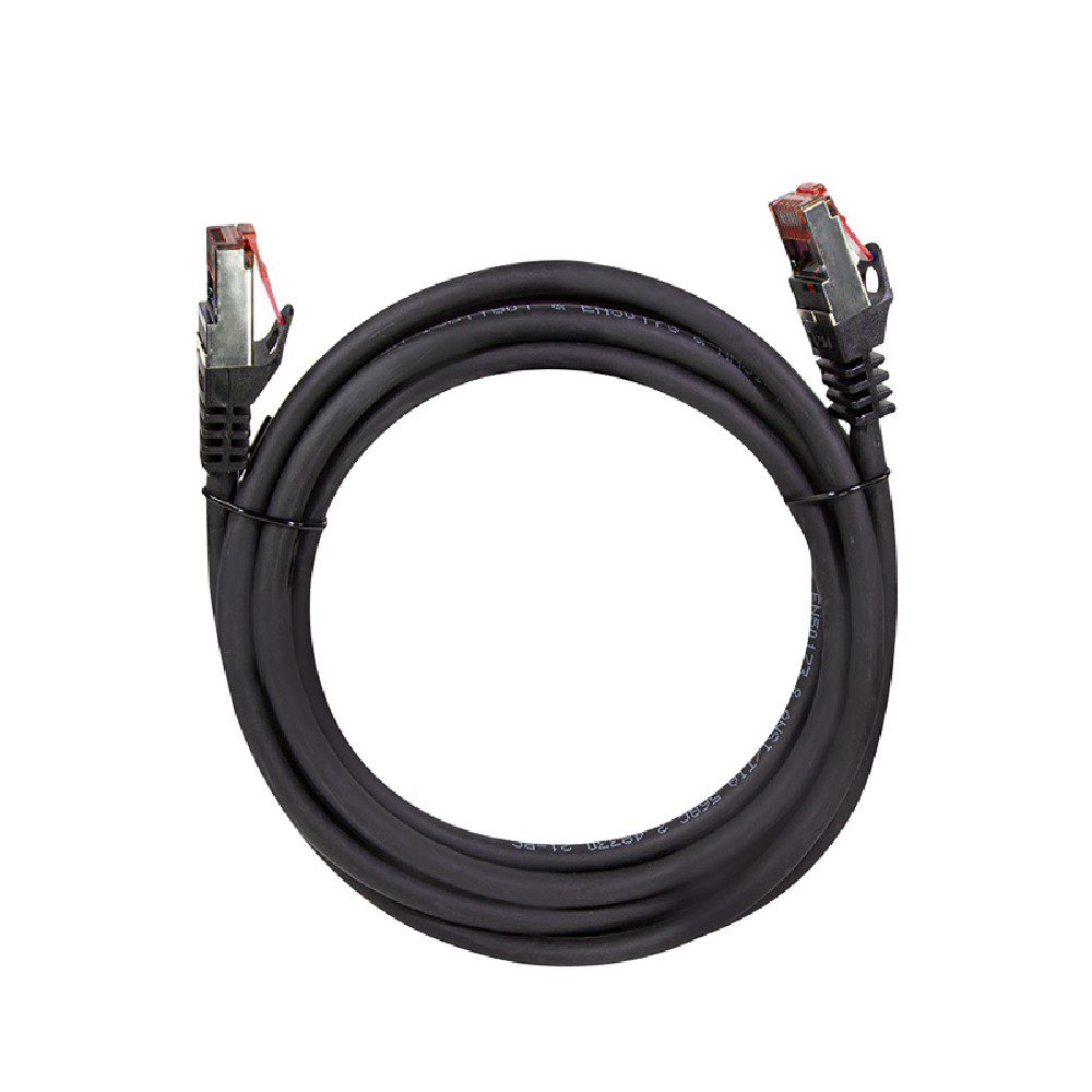 0285987 Καλώδιο Δικτύου S/FTP CAT6 LogiLink CQ2013S 0.25m Μαύρο