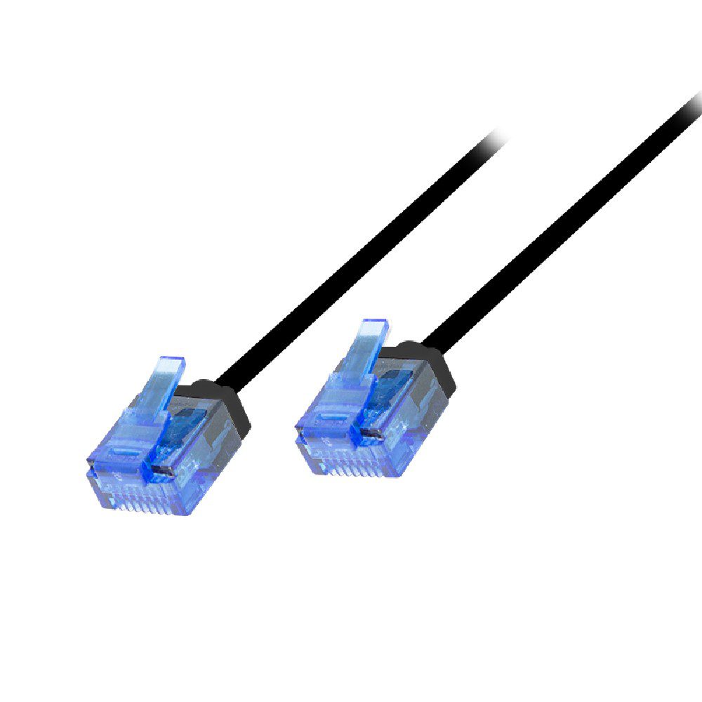 0286009 Καλώδιο Δικτύου UTP CAT6A LogiLink CQ3013U 0.30m Μαύρο