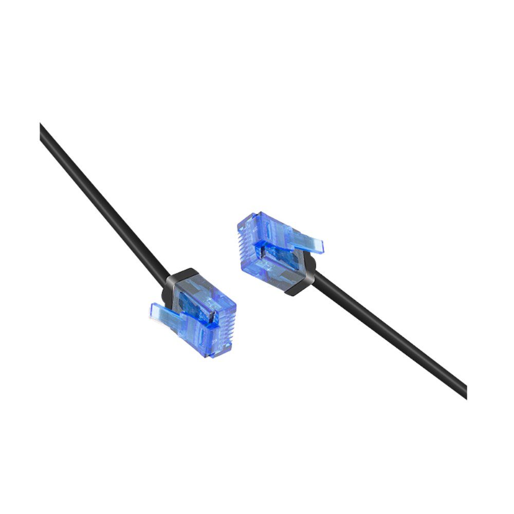 0286010 Καλώδιο Δικτύου UTP CAT6A LogiLink CQ3013U 0.30m Μαύρο