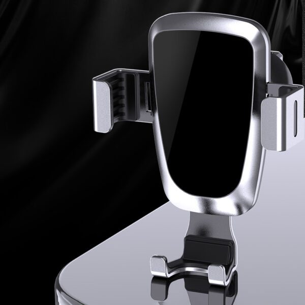 [RETURNED ITEM] Gravity smartphone car holder, black air vent grille (YC08)eng