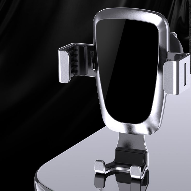 [RETURNED ITEM] Gravity smartphone car holder, black air vent grille (YC08)eng