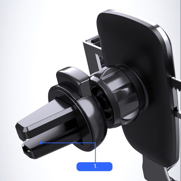 [RETURNED ITEM] Gravity smartphone car holder, black air vent grille (YC08)eng