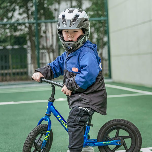 208682_2 Rockbros TS-61 10110061006 Children's Bike Helmet with Detachable Chin Size M (54-57) - Grayeng