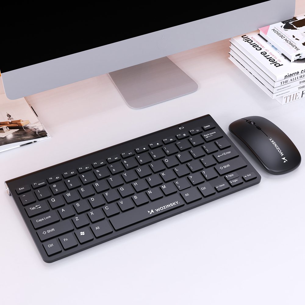 208958_6 Wozinsky Wireless Keyboard + Compact Mouse Set - Blackeng