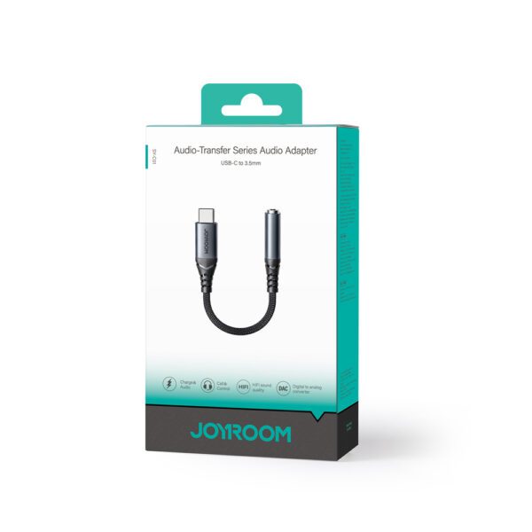 Joyroom SY-C01 USB-C DAC adapter to 3.5 mm mini jack - blackeng