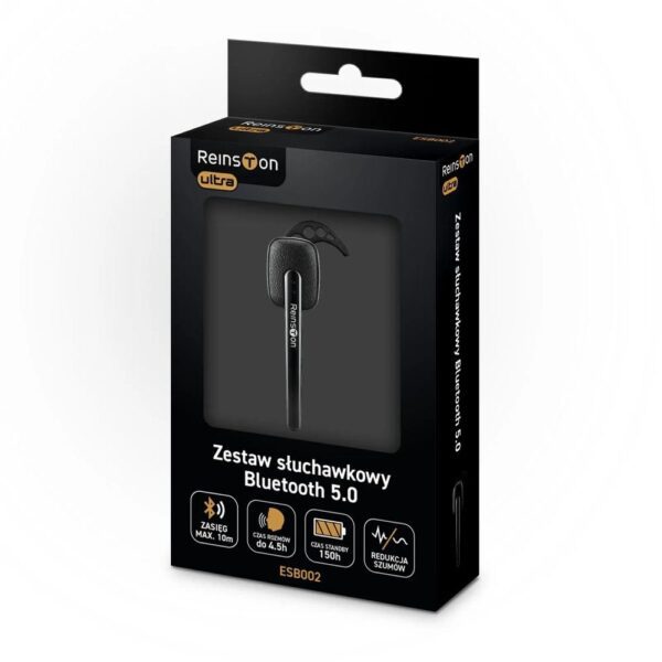 Wireless headset MONO Reinston ESB00 black