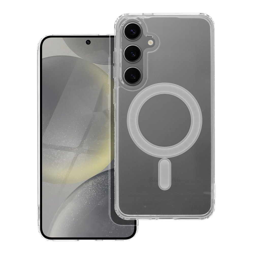 CLEAR MAG COVER case compatible with MagSafe for SAMSUNG S24 Plus transparent