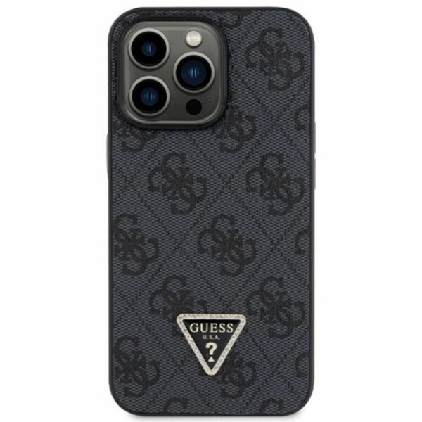 GUESS case for IPHONE 13 Pro Max GUHCP13XP4TDSCPK (Metal Logo Starss Crossbody) black