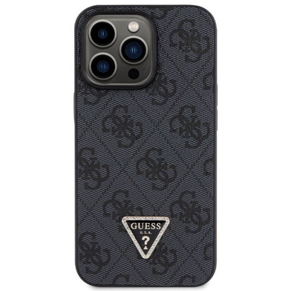 GUESS case for IPHONE 13 Pro Max GUHCP13XP4TDSCPK (Metal Logo Starss Crossbody) black