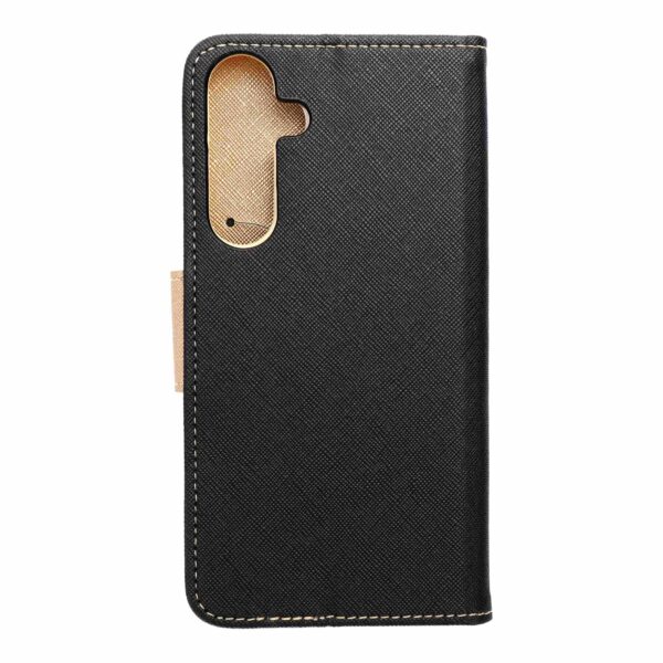 FANCY Book case for SAMSUNG S25 Plus black / gold