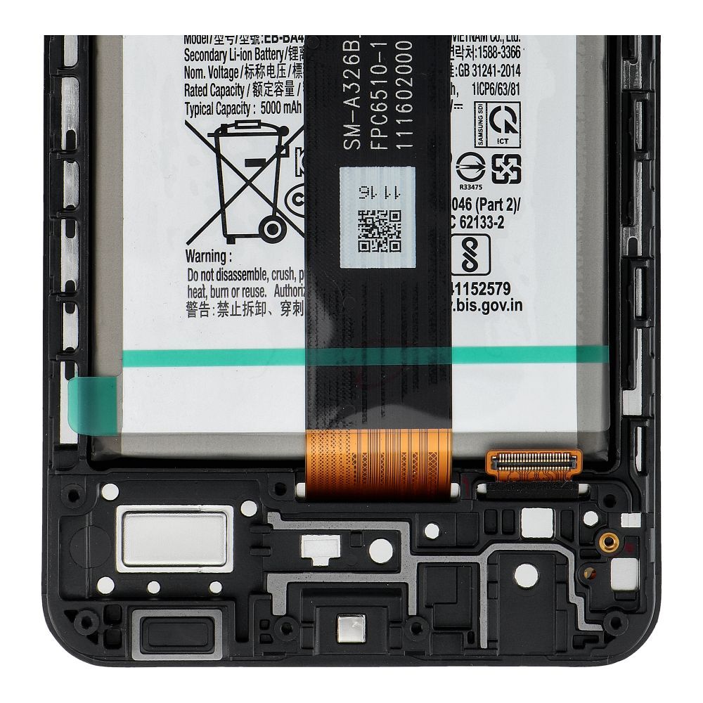 ServicePack LCD Display SAMSUNG A32 5G A326B GH82-25454A with battery