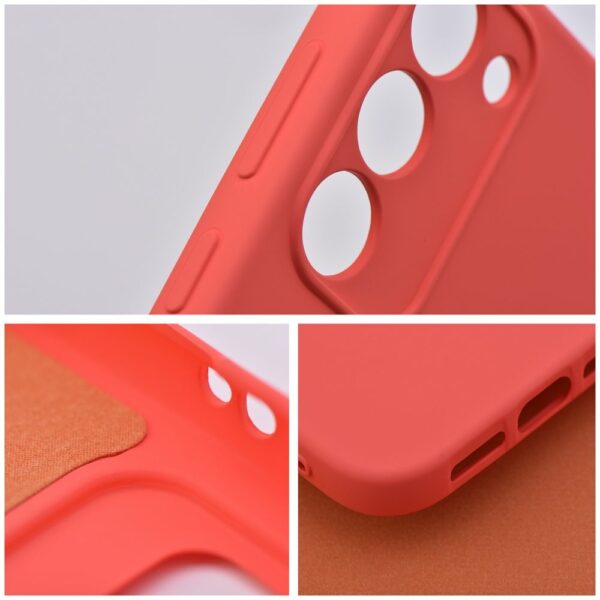SILICONE case for SAMSUNG S23 peach