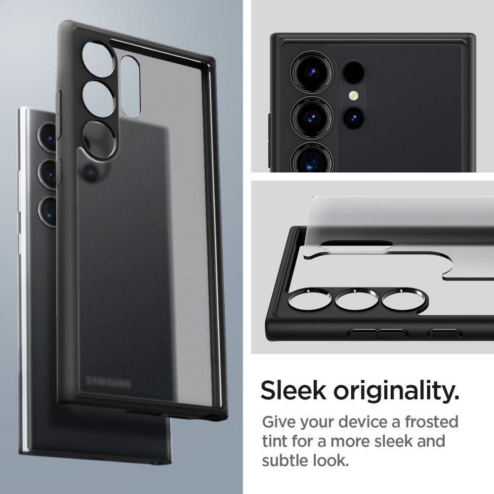 SPIGEN case ULTRA HYBRID for SAMSUNG S24 Ultra frost black