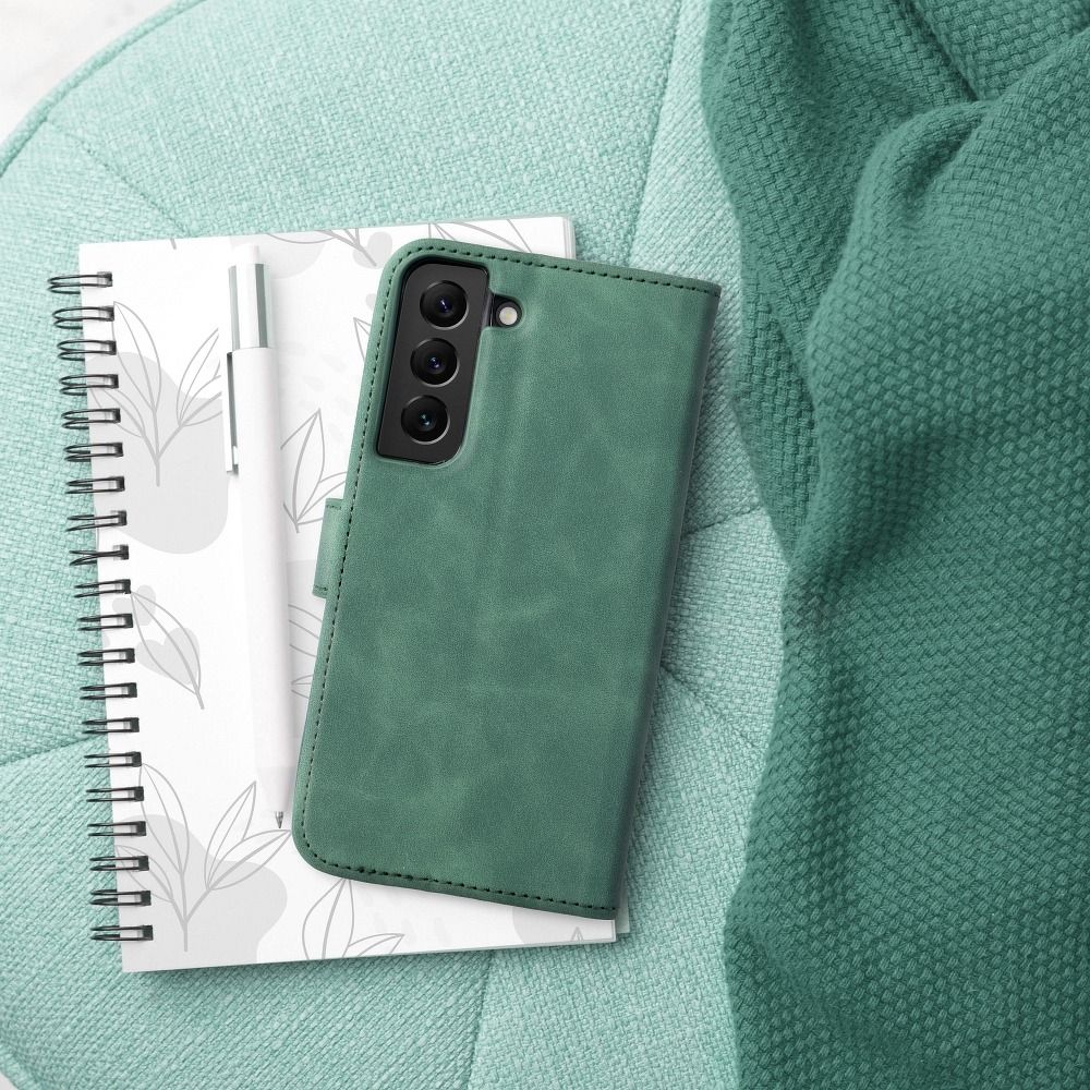 016078a113882b2df7a22c1314df88ec TENDER Book Case for SAMSUNG A33 5G green