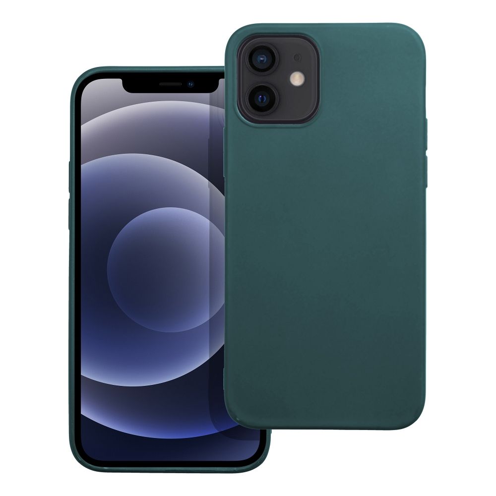 MATT case for IPHONE 12 dark green