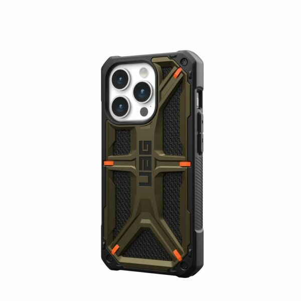 UAG Urban Armor Gear case MONARCH for IPHONE 15 Pro kevlar element green