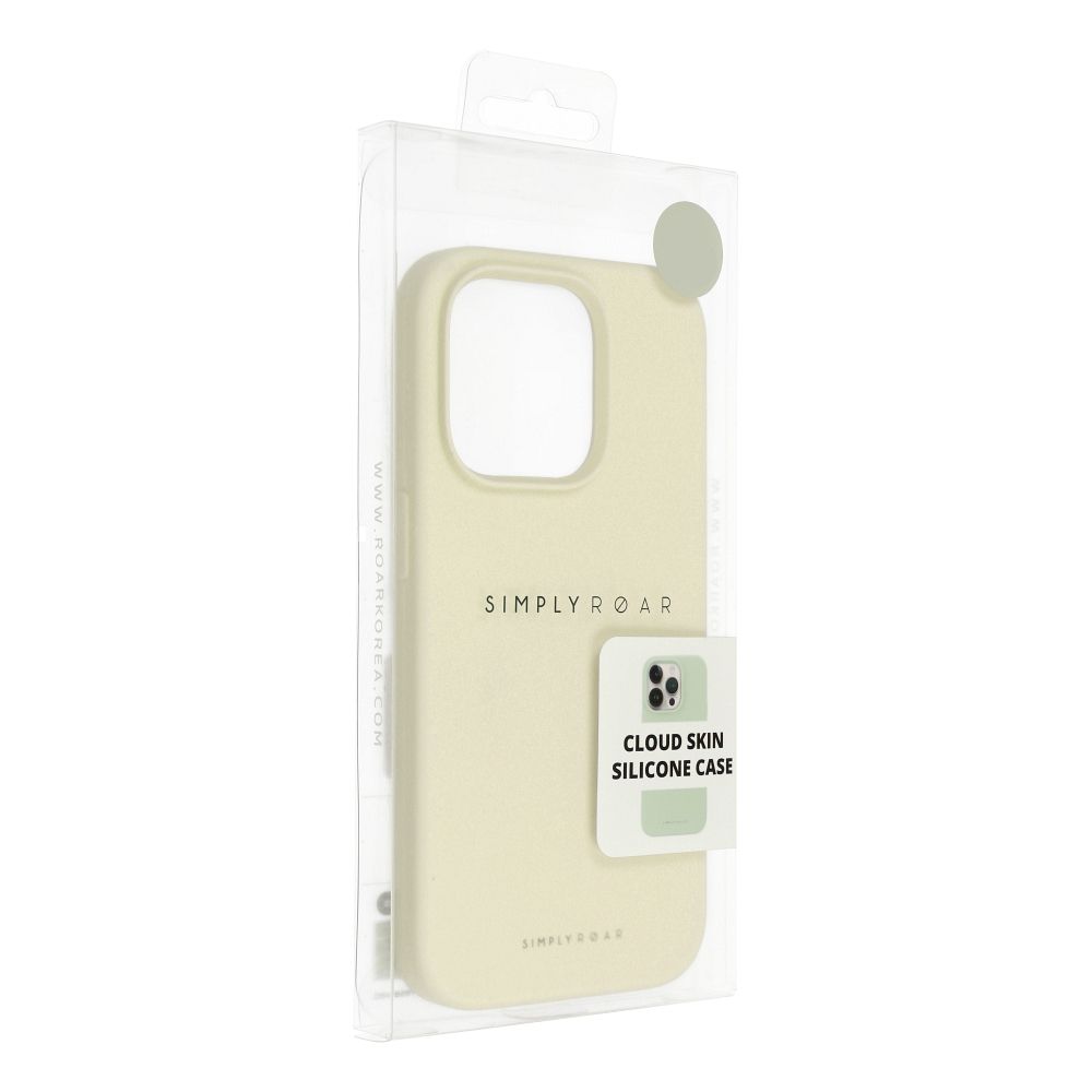 ROAR case CLOUD SKIN for IPHONE 16 Light Yellow