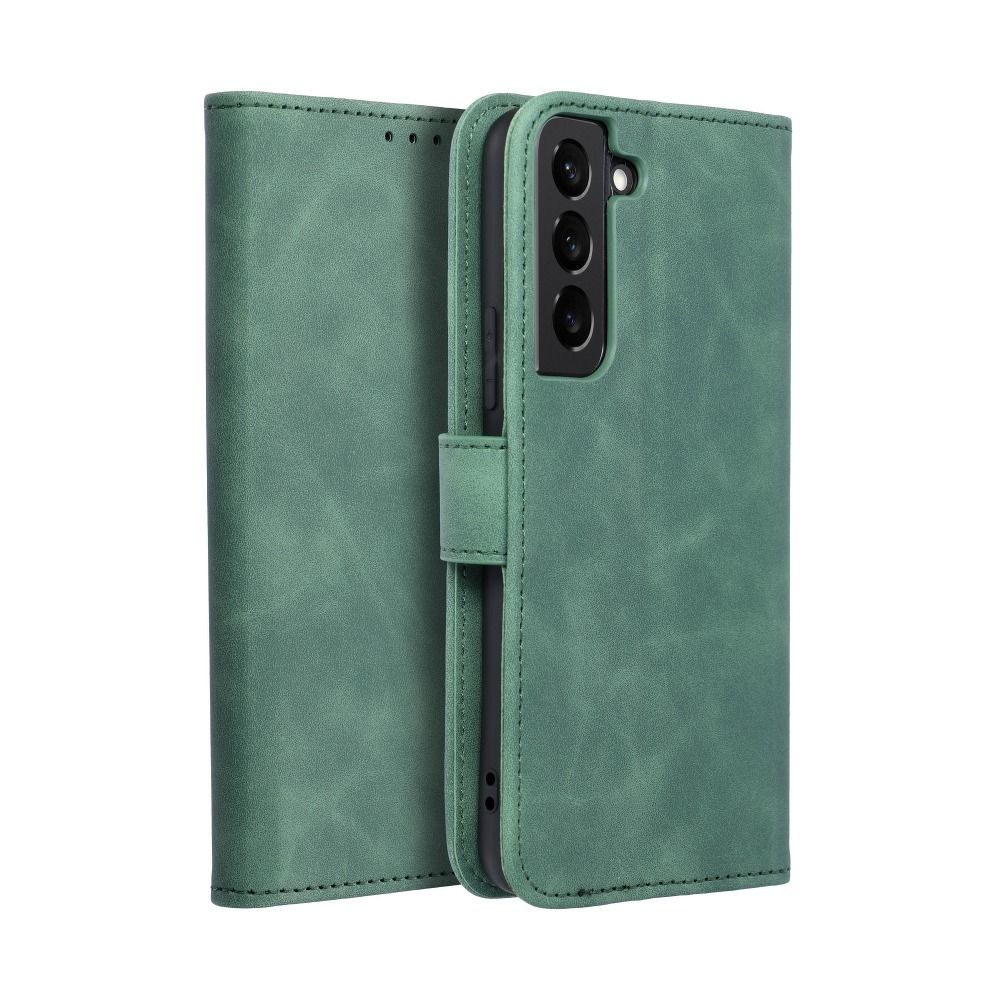 01f2376c5ab0acb1ae798d682a65dd6c TENDER Book Case for SAMSUNG S22 green
