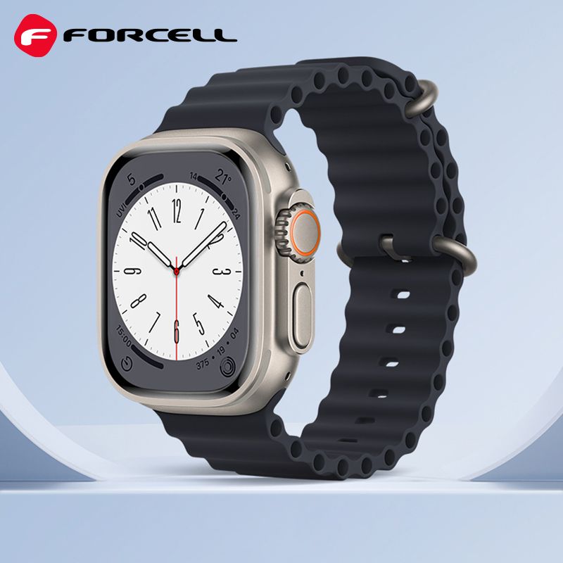 FORCELL F-DESIGN FA12 strap for APPLE Watch 42 / 44 / 45 / 49 mm blue