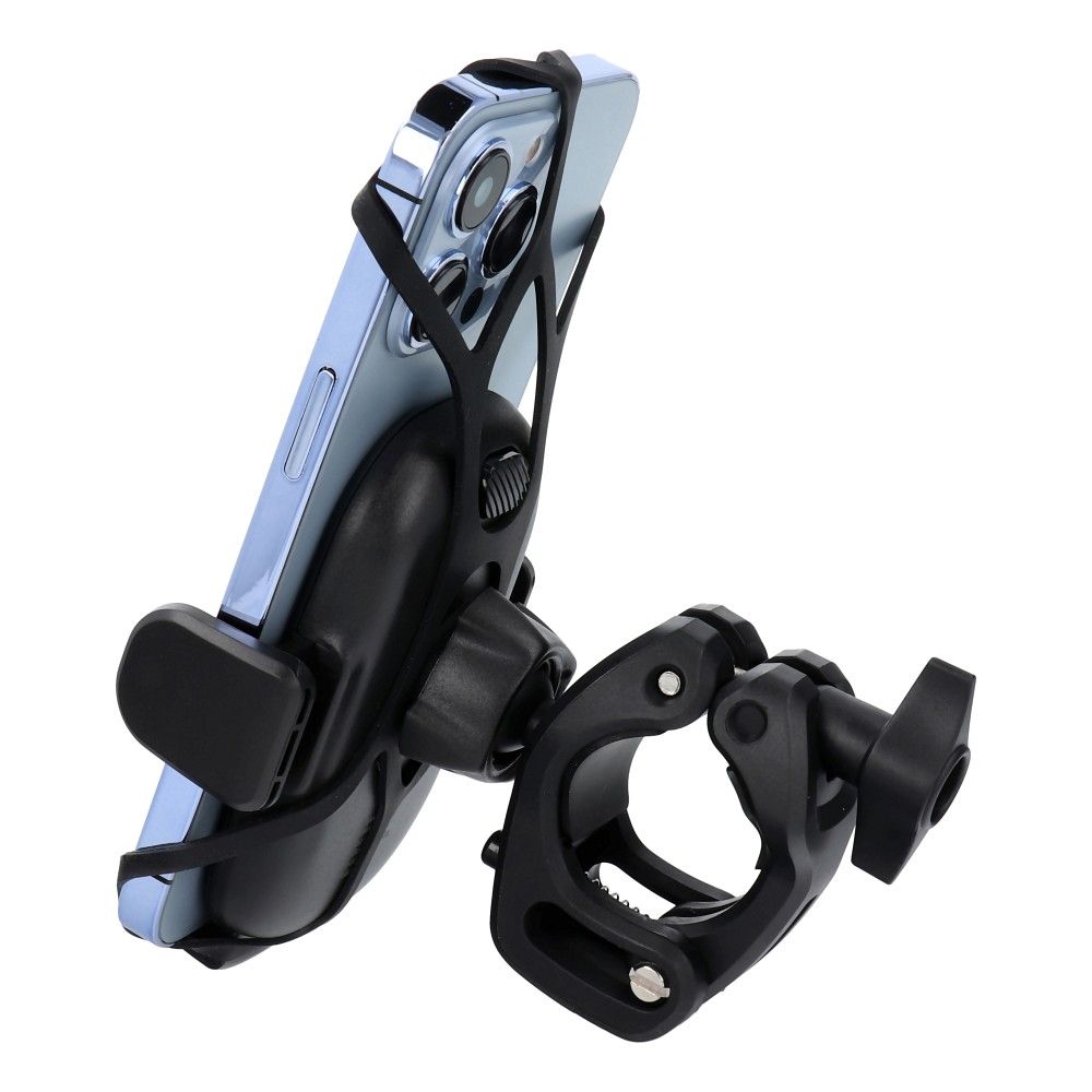 Clamp bike phone holder PREMIUM for handlebars H6-MB01 black
