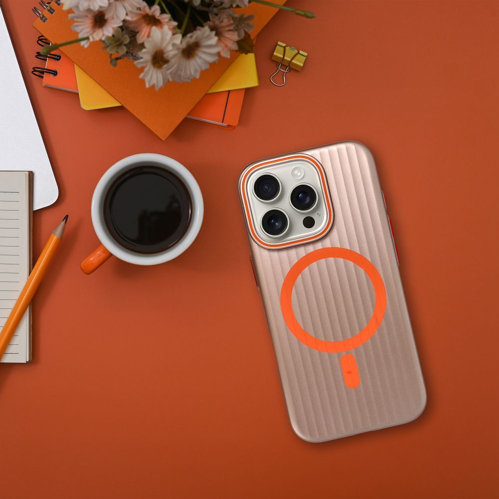 Case SIMPLY compatible with MagSafe for IPHONE 13 Pro Max titanium desert