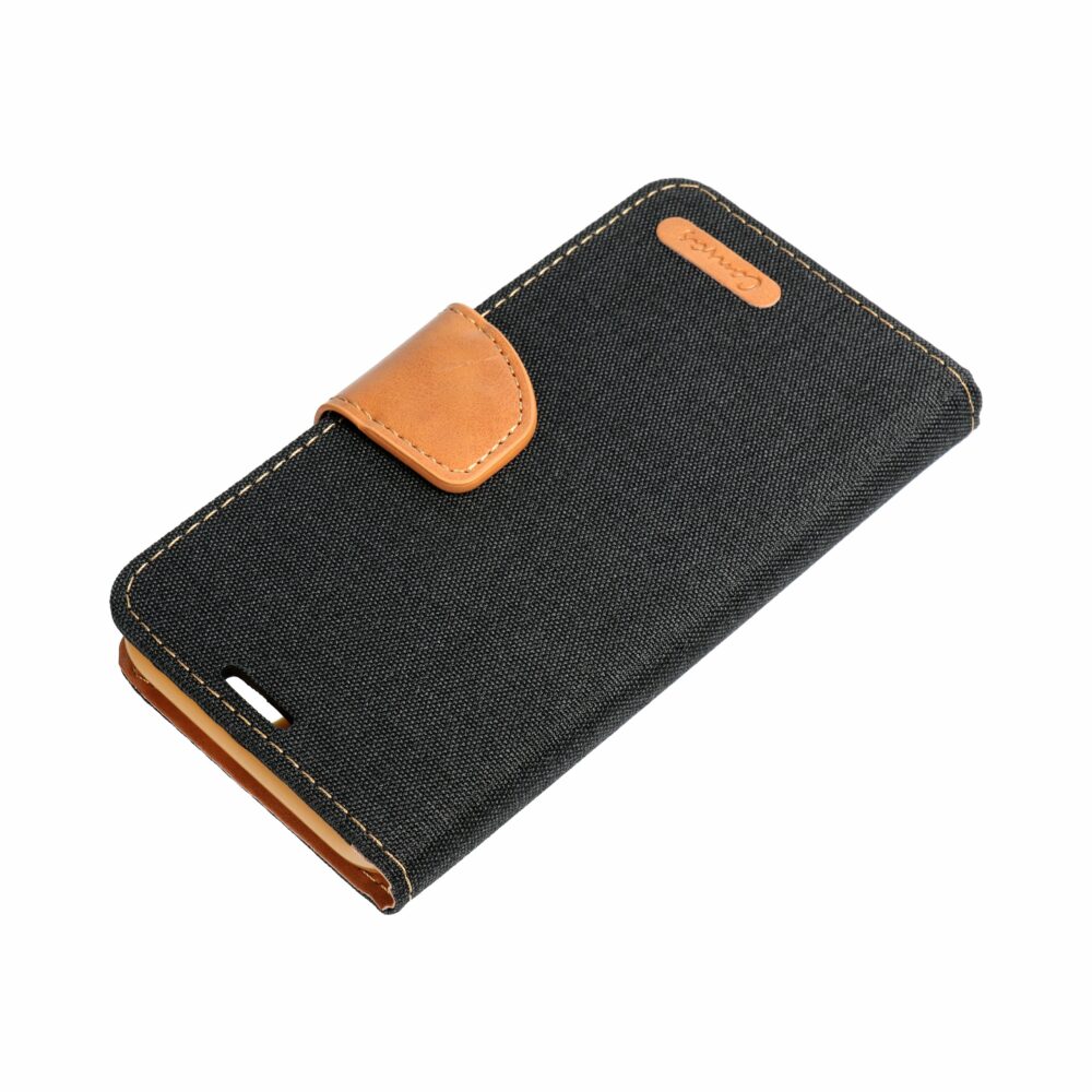 0320e93b95ce93ebca3020512bf1a766 CANVAS Book case for SAMSUNG A14 4G / A14 5G black