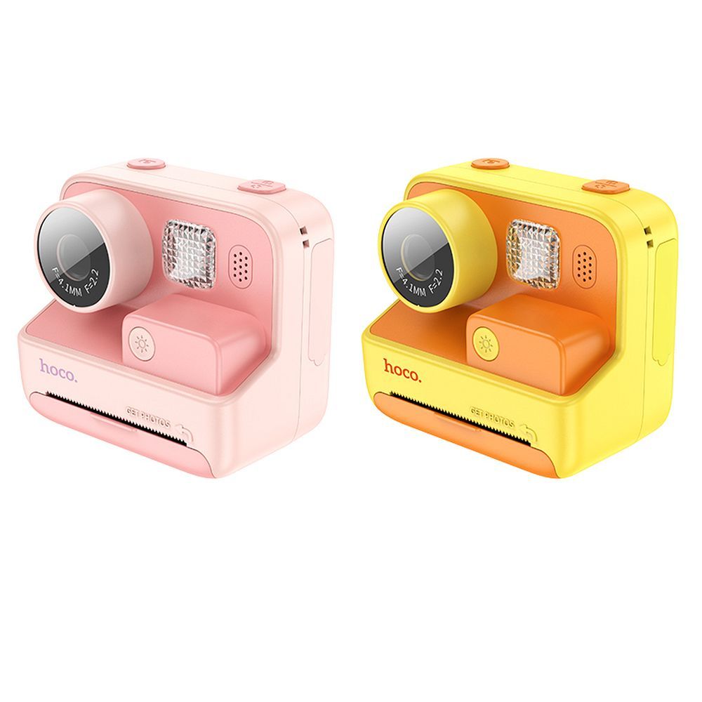 Digital kids camera with printer Hoco 1MP 2,0" HD Ready DV200 pink