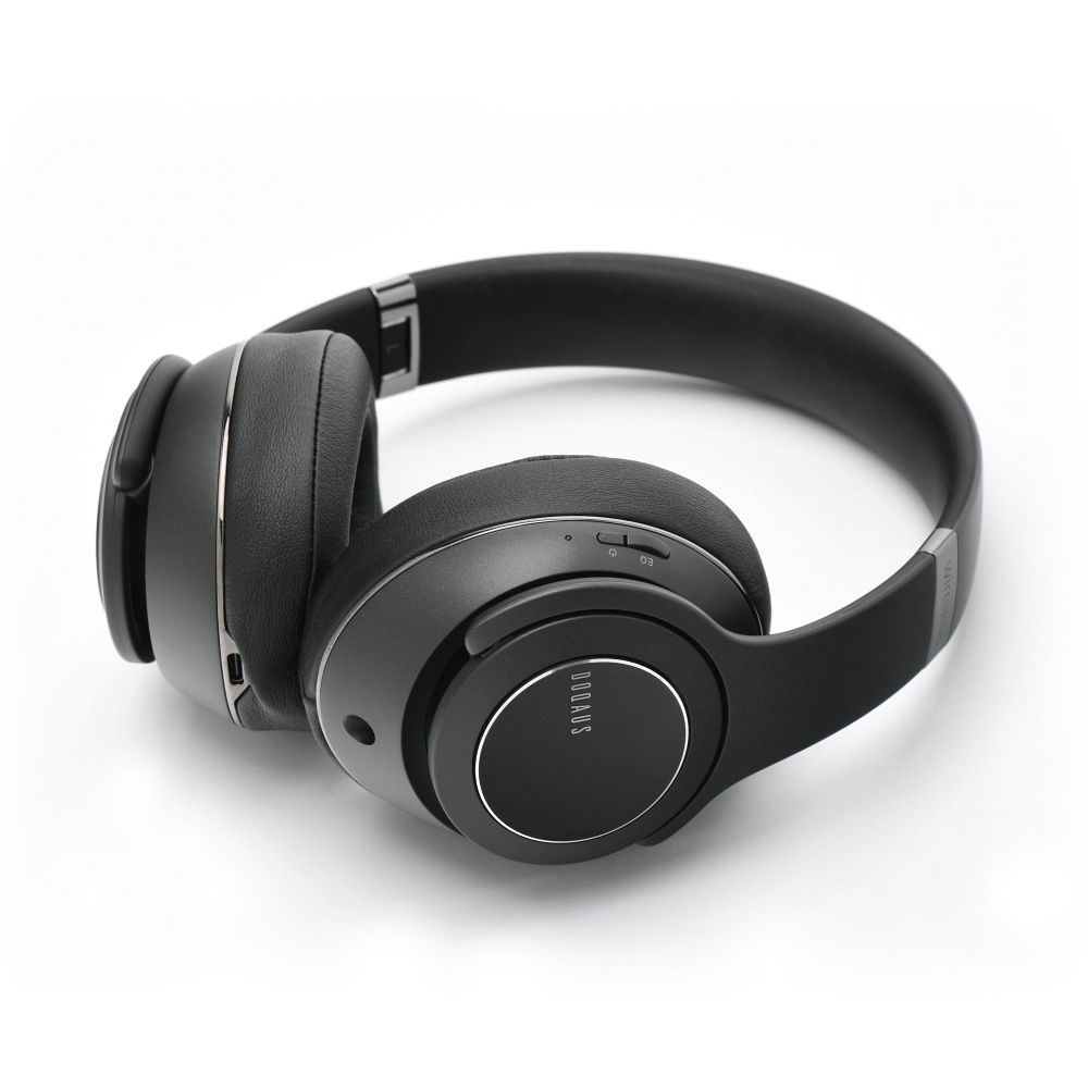 DOQAUS wireless headphones bluetooth VOGUE 9 2in1 black