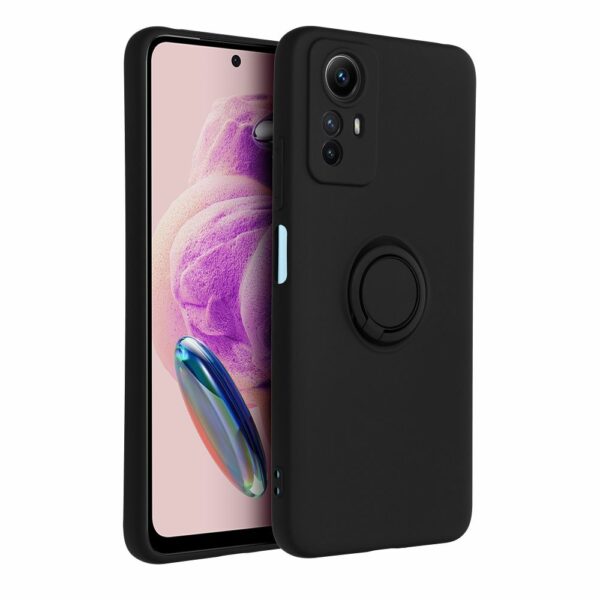SILICONE RING case for XIAOMI Redmi Note 12S black