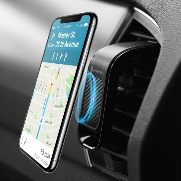 FORCELL F-GRIP B060 magnetic car holder for air vent black