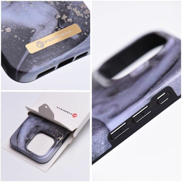 FORCELL F-PROTECT Mirage case compatible with MagSafe for IPHONE 15 Pro Max marble mist
