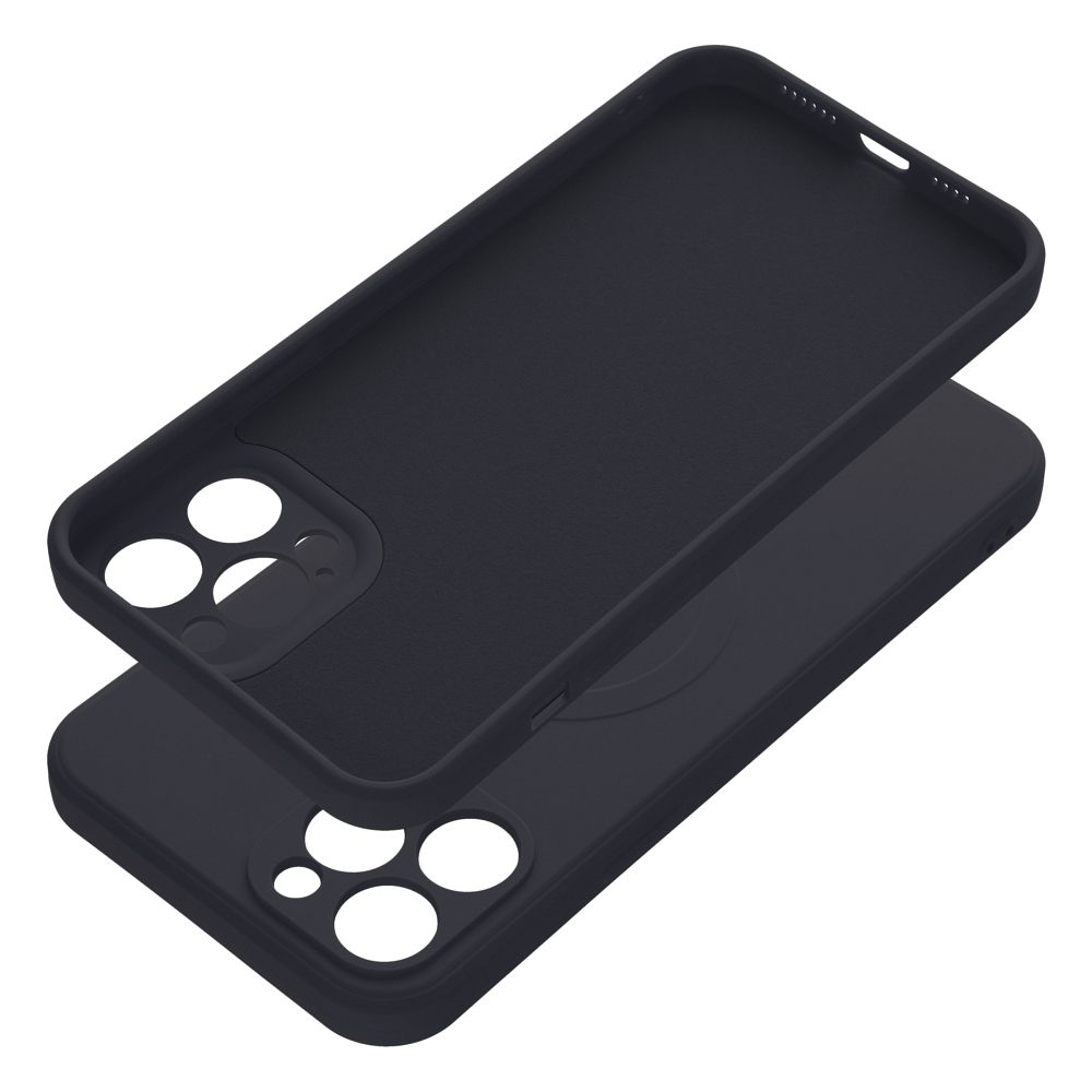 SILICONE MAG COVER case compatible with MagSafe for IPHONE 12 Pro Max black