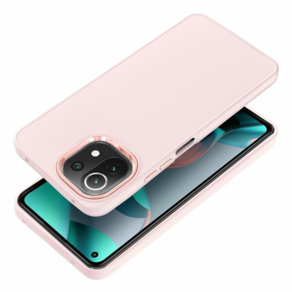 FRAME Case for Xiaomi Mi 11 Lite 5G / Mi 11 Lite LTE ( 4G ) / Mi 11 Lite NE powder pink