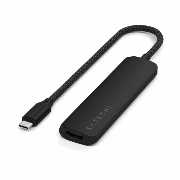 SATECHI adapter HUB 4in1 Type C ST-P4SK black