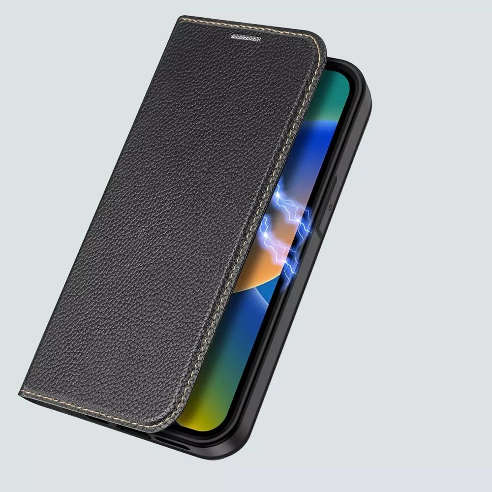 DUX DUCIS wallet case SKIN X2 for IPHONE 14 Plus black