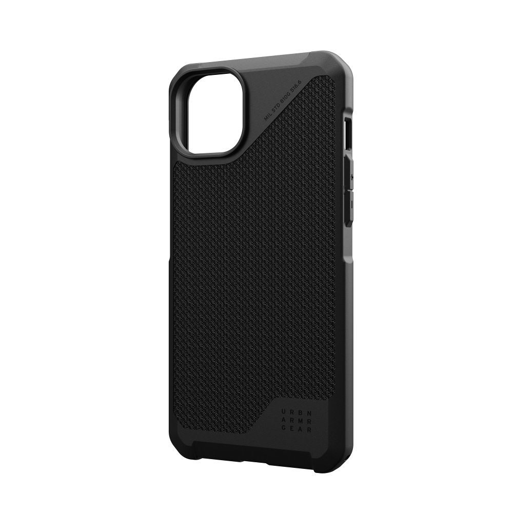 UAG Urban Armor Gear case METROPOLIS LT compatible with MagSafe for IPHONE 15 Plus kevlar black