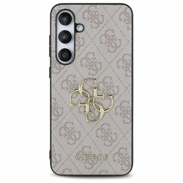 GUESS case for SAMSUNG S24 FE GUHCS24FE4GMGPI (HC PU 4G Big Metal Logo) pink