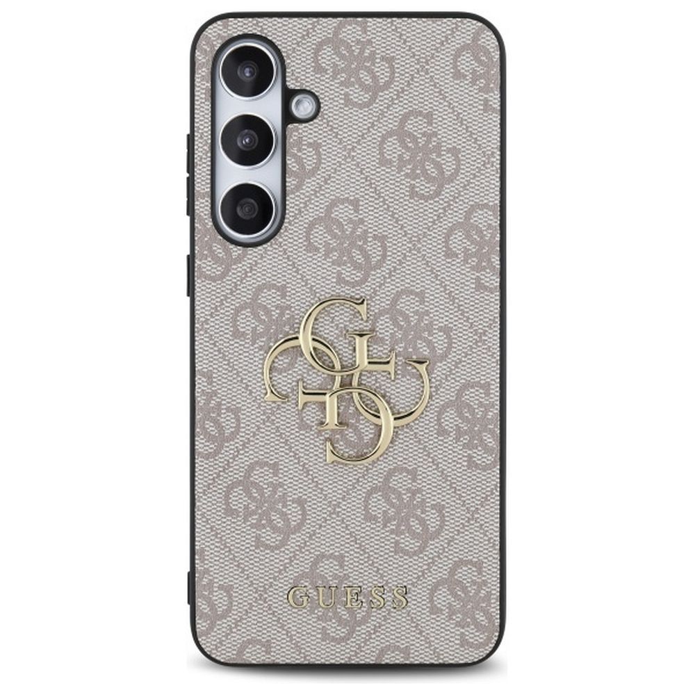 GUESS case for SAMSUNG S24 FE GUHCS24FE4GMGPI (HC PU 4G Big Metal Logo) pink