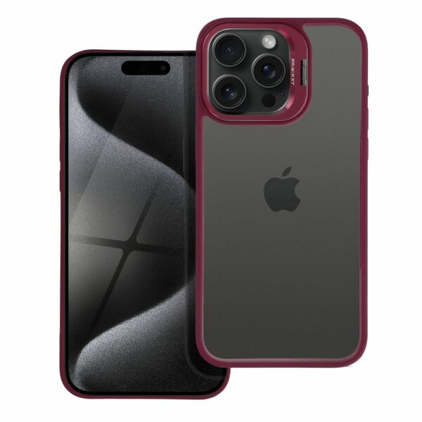 BRACKET case for IPHONE 15 Pro Max dark purple