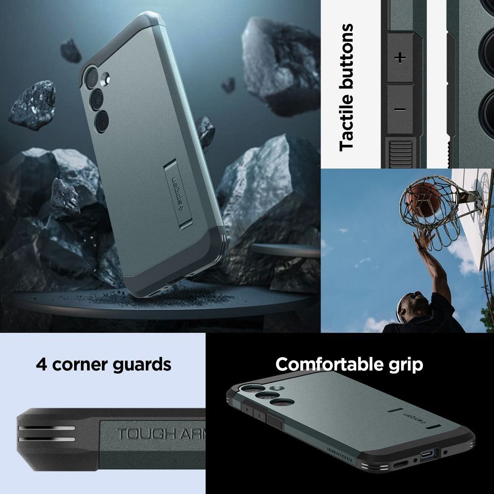 SPIGEN case TOUGH ARMOR for SAMSUNG A35 5G abyss green