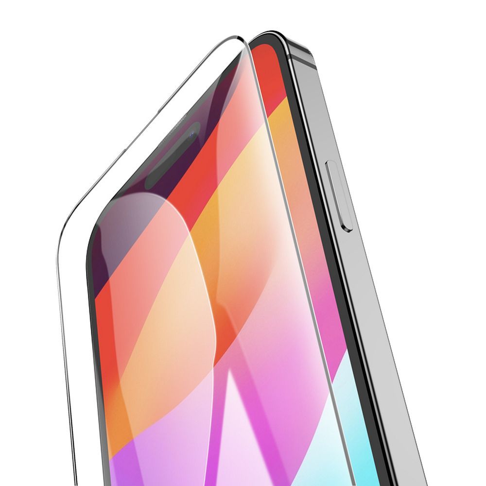 HOCO tempered glass HD 5D Guardian shield (SET 10in1) - for iPhone 15 Pro black (G14)