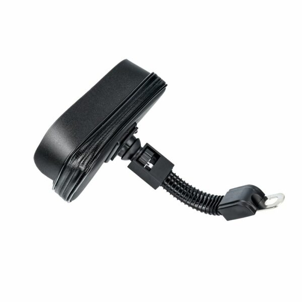 Motorcycle holder waterproof with zip and hood ( 5,5" - 6,3" ) black