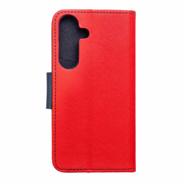 FANCY Book case for SAMSUNG S25 red / navy