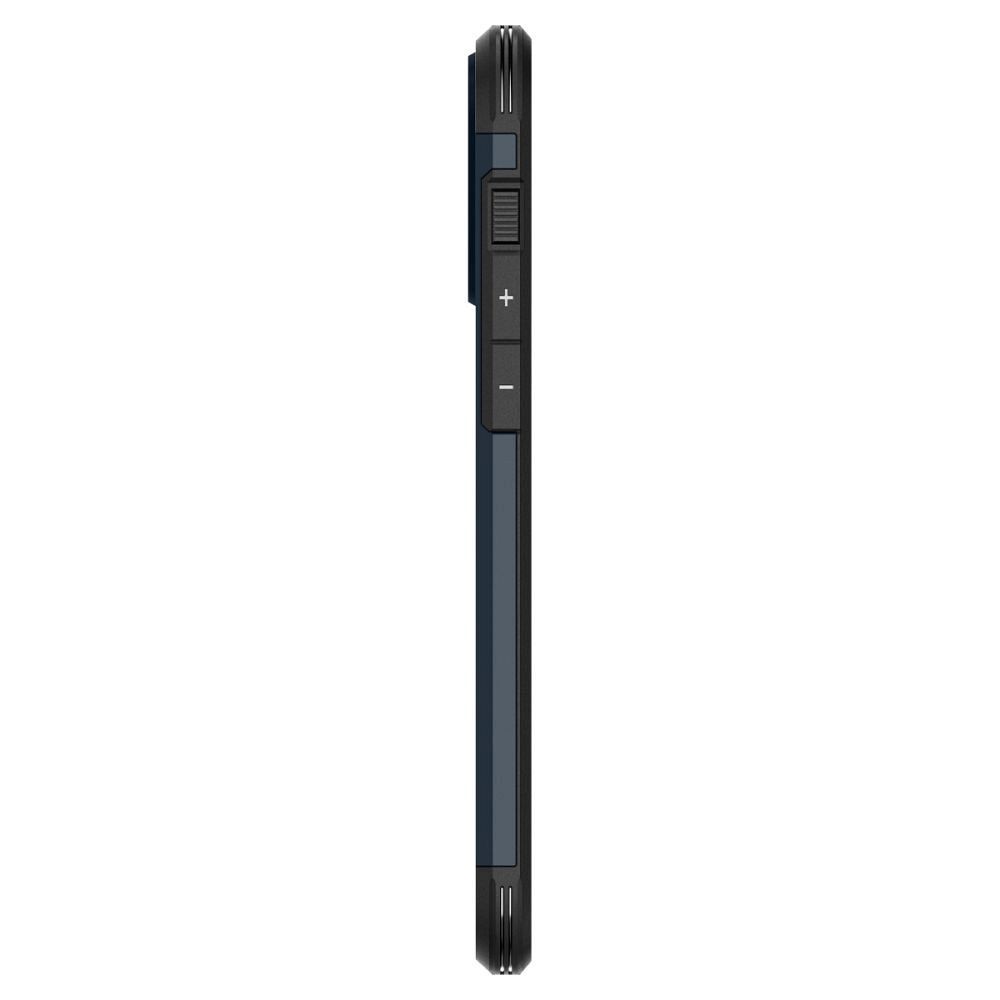 SPIGEN case TOUGH ARMOR MAG compatible with MagSafe for IPHONE 15 Pro metal slate