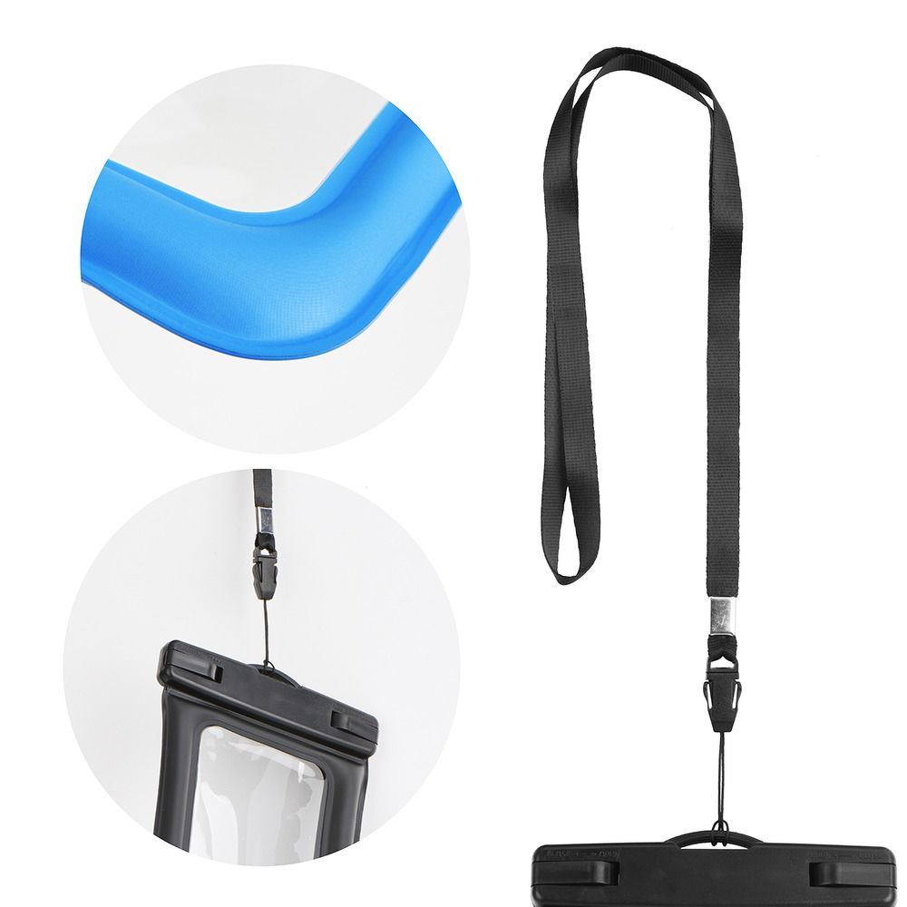 06d96837a8cb28c1539daa19f97a378b Waterproof bag for mobile phone with plastic closing AIRBAG blue