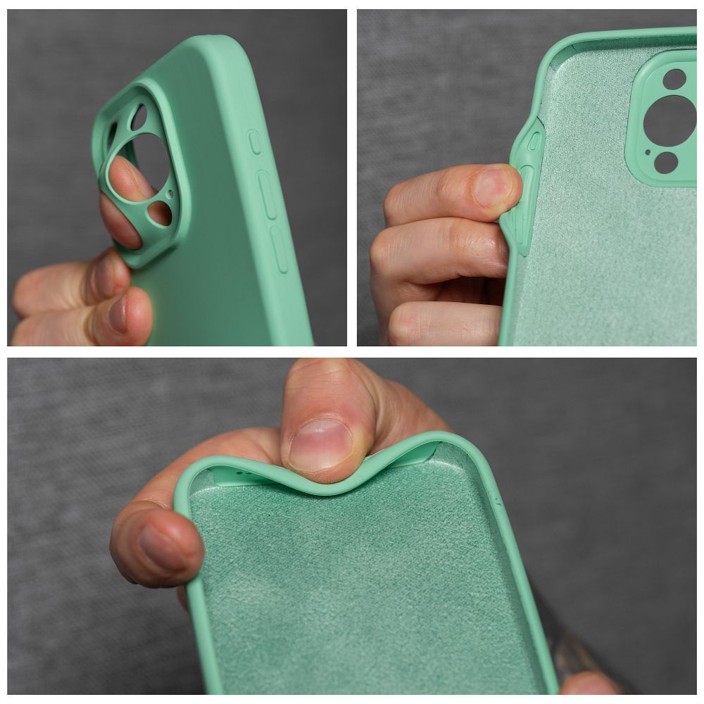 Case SILICONE 2mm for IPHONE 16 Pro mint