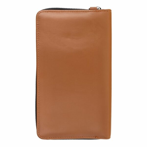 Stylish bag for mobile phone brown