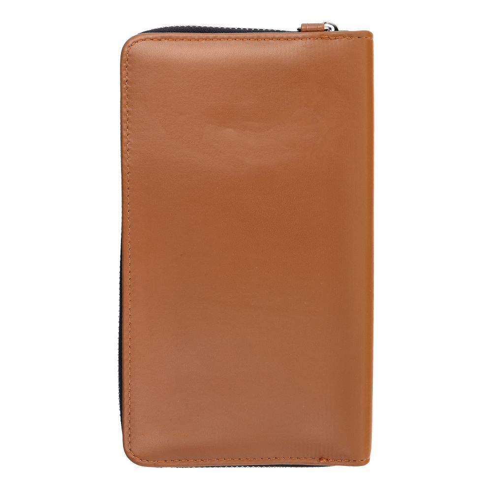 Stylish bag for mobile phone brown