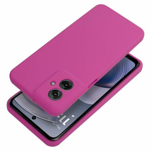 Case SILICONE 2mm for MOTOROLA G55 5G pink