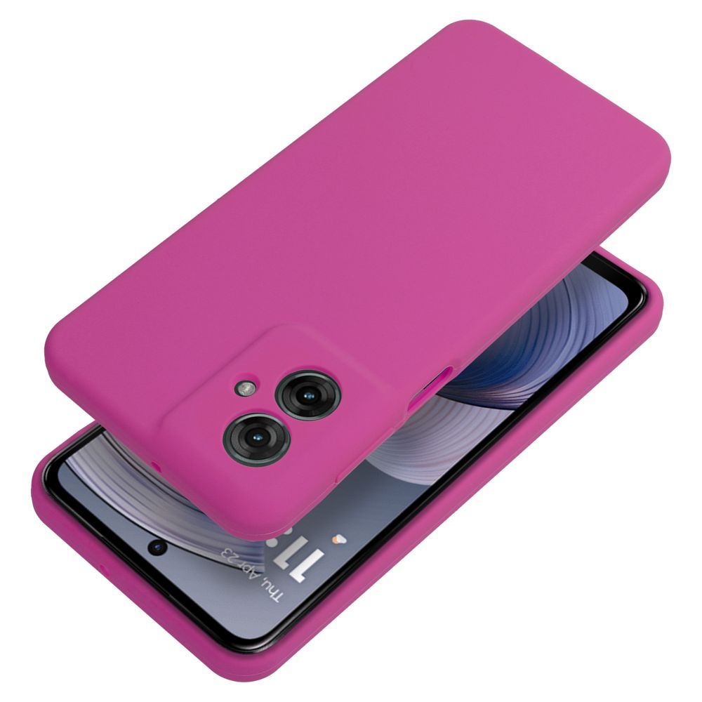 Case SILICONE 2mm for MOTOROLA G55 5G pink